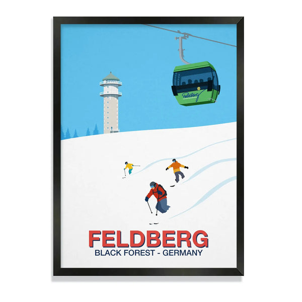 Affiche ski Les Arcs