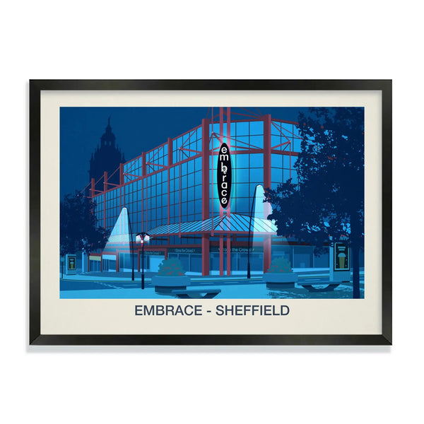 Embrace Nightclub Poster | Iconic South Yorkshire Clubbing & Music Print
