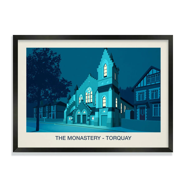 THE MONASTERY NIGHTCLUB POSTER Steve Ash illustration