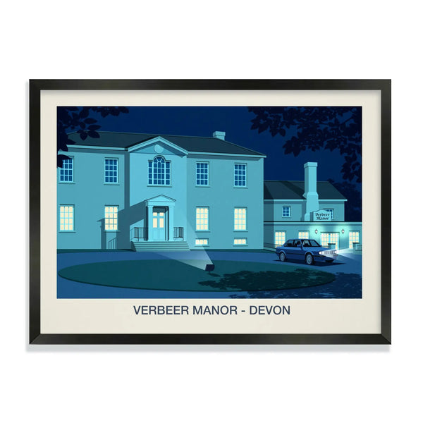 VERBEER MANOR VENUE POSTER Steve Ash illustration