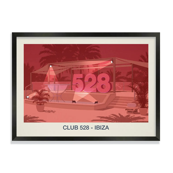 Club 528 Poster Steve Ash illustration