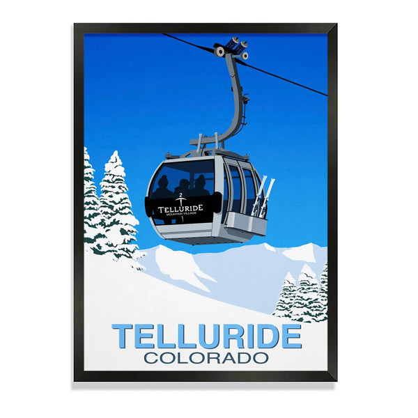 Telluride ski poster - Ski Poster & Art Prints - Shop Online | Steve ...