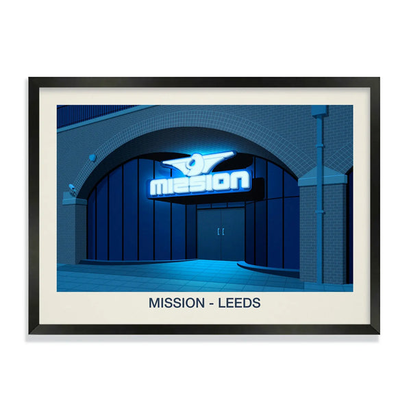 Mission Nightclub Poster Steve Ash illustration