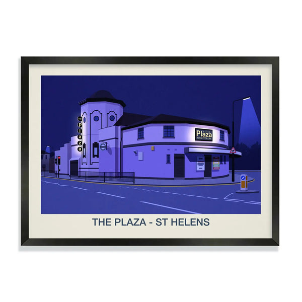 THE PLAZA NIGHTCLUB POSTER Steve Ash illustration