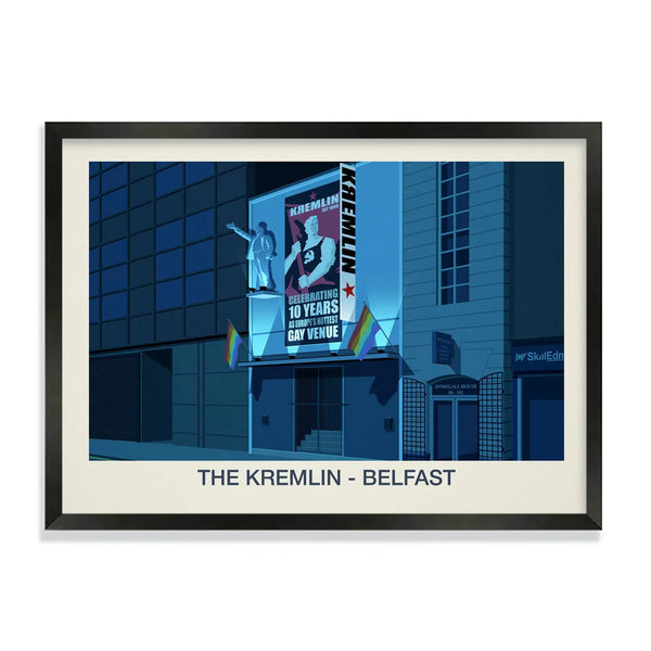 The Kremlin Nightclub Poster Steve Ash illustration