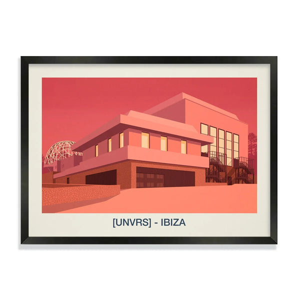 UNVRS NIGHTCLUB POSTER Steve Ash illustration