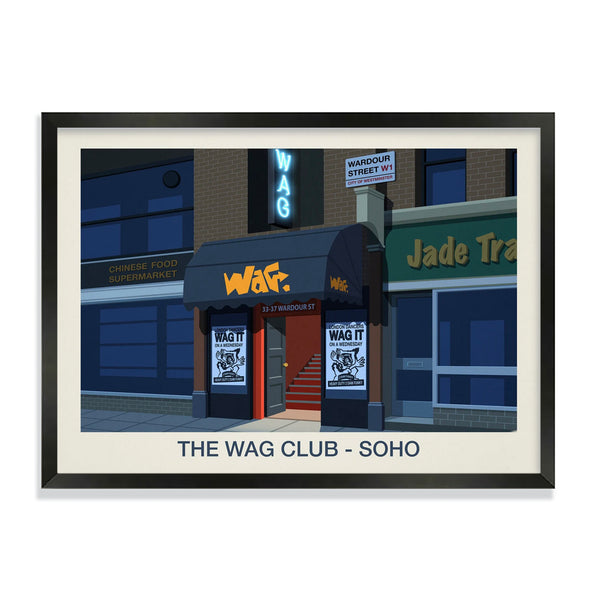 THE WAG CLUB POSTER