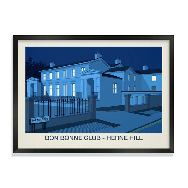The Bon Bonne Club Poster Steve Ash illustration