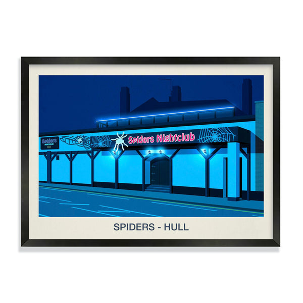 SPIDERS NIGHTCLUB POSTER