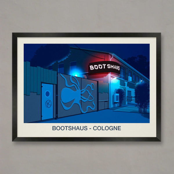 BOOTSHAUS NIGHTCLUB POSTER