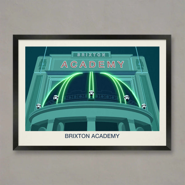 THE BRIXTON ACADEMY VENUE POSTER Steve Ash illustration