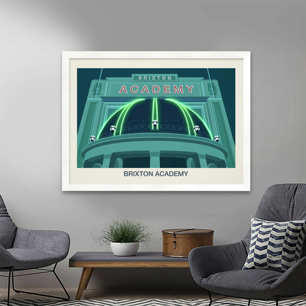 THE BRIXTON ACADEMY VENUE POSTER Steve Ash illustration