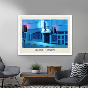 CLAIRES NIGHTCLUB POSTER Steve Ash illustration
