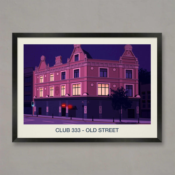 CLUB 333 NIGHTCLUB POSTER