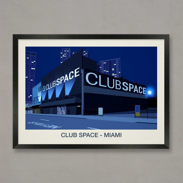 CLUB SPACE NIGHTCLUB POSTER