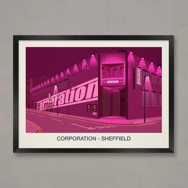 CORPORATION VENUE POSTER