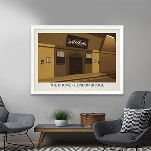 THE DROME NIGHTCLUB POSTER - Ski Poster & Art Prints - Shop Online | Steve Ash Illustration