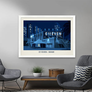E11even Nightclub  Poster Steve Ash illustration