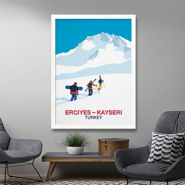 Affiche de ski de Squaw Valley