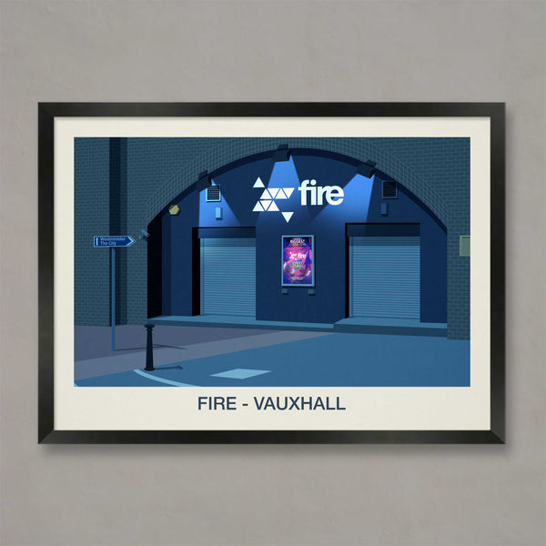 FIRE NIGHTCLUB POSTER