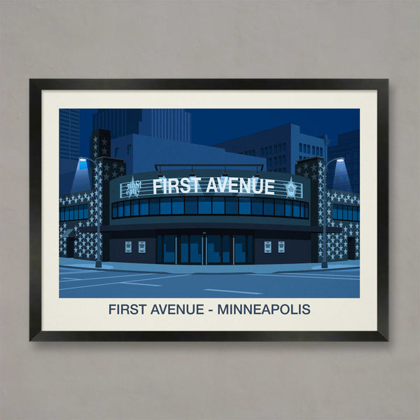 FIRST AVENUE NIGHTCLUB POSTER