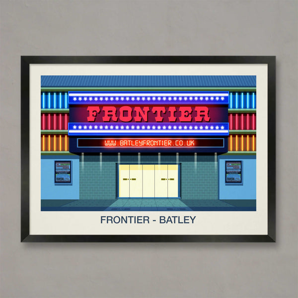 FRONTIER NIGHTCLUB POSTER