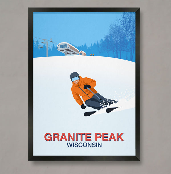 Granite Peak Ski Resort Poster