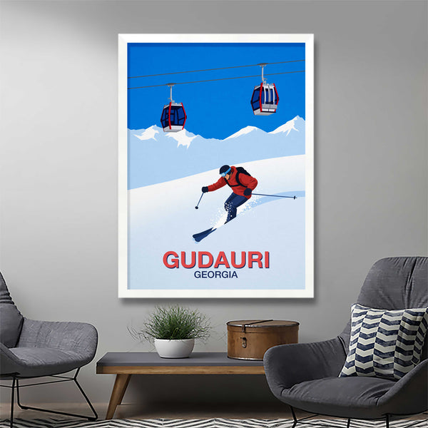 Affiche de ski de Squaw Valley