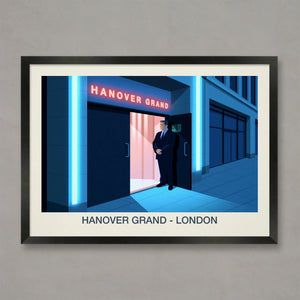 Hanover Grand Nightclub Poster Steve Ash illustration