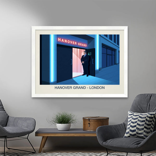 Hanover Grand Nightclub Poster Steve Ash illustration