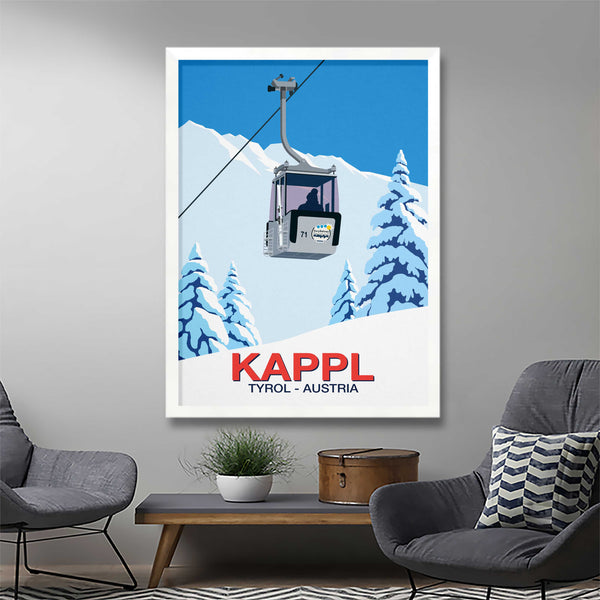 Kappl Ski Resort Poster