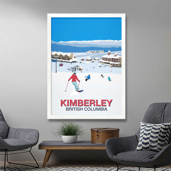 Kimberley ski resort poster