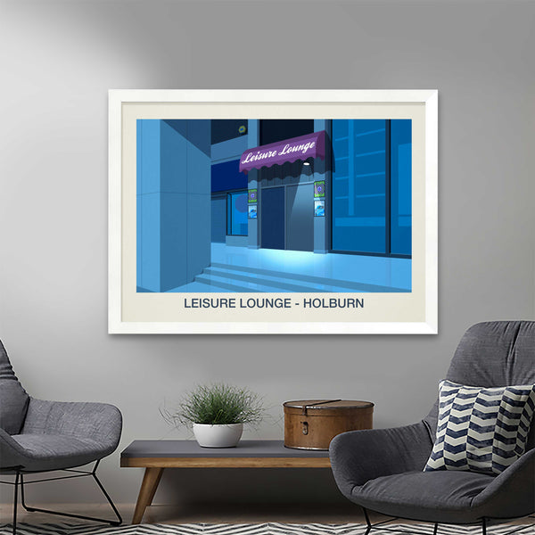 THE LEISURE LOUNGE NIGHTCLUB POSTER - Ski Poster & Art Prints - Shop Online | Steve Ash Illustration