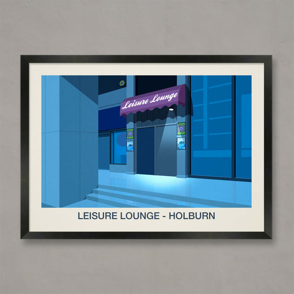 THE LEISURE LOUNGE NIGHTCLUB POSTER - Ski Poster & Art Prints - Shop Online | Steve Ash Illustration