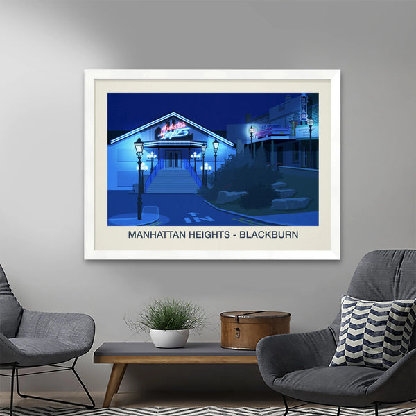 Manhattan Heights Poster Steve Ash illustration