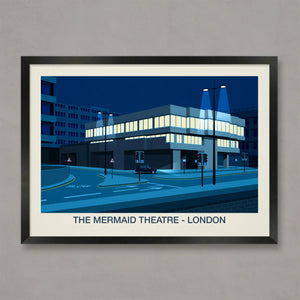 THE MERMAID THEATRE VENUE POSTER Steve Ash illustration