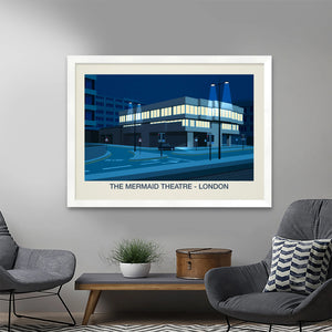 THE MERMAID THEATRE VENUE POSTER Steve Ash illustration
