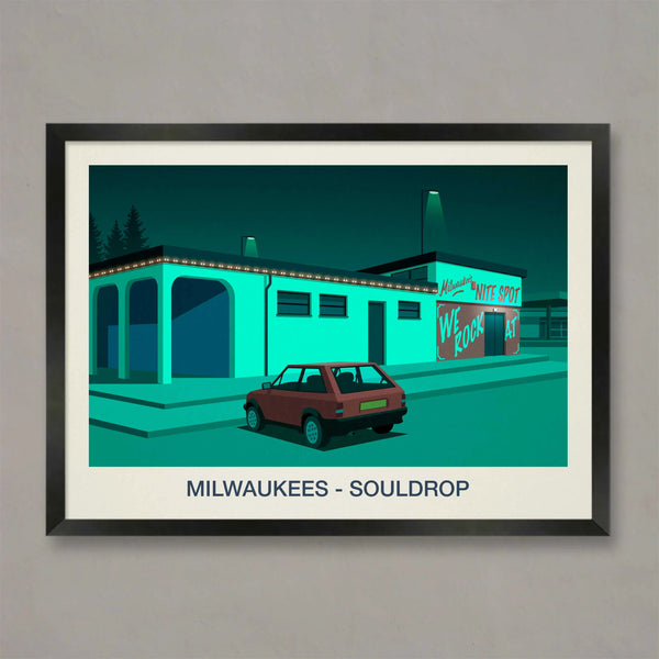 MILWAUKEES NIGHTCLUB POSTER Steve Ash illustration