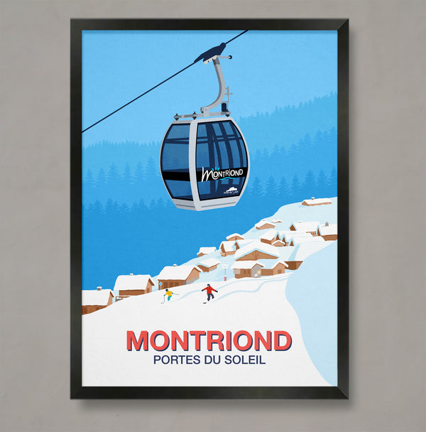 Montriond Ski Resort Poster