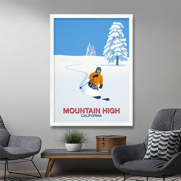 Affiche de ski de Squaw Valley