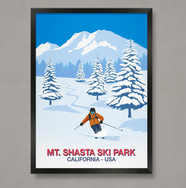 Affiche de ski de Squaw Valley