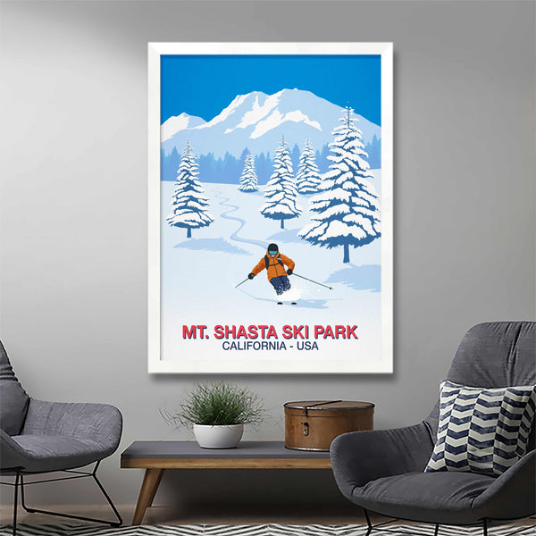 Mt. Shasta Ski Park Poster