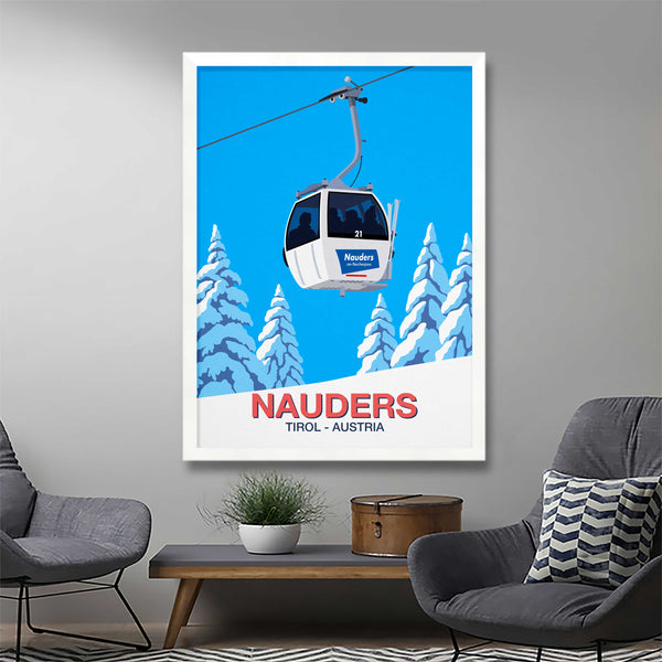 Nauders Ski Resort Poster