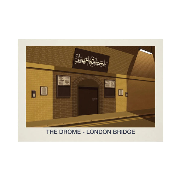 THE DROME NIGHTCLUB POSTER - Ski Poster & Art Prints - Shop Online | Steve Ash Illustration