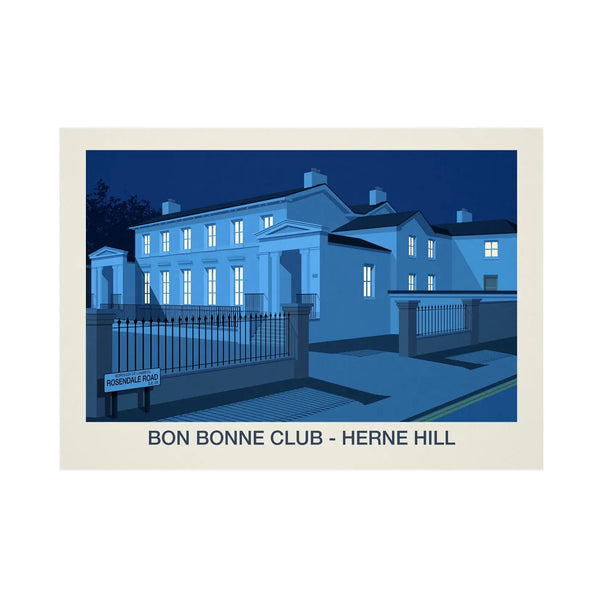 The Bon Bonne Club Poster Steve Ash illustration