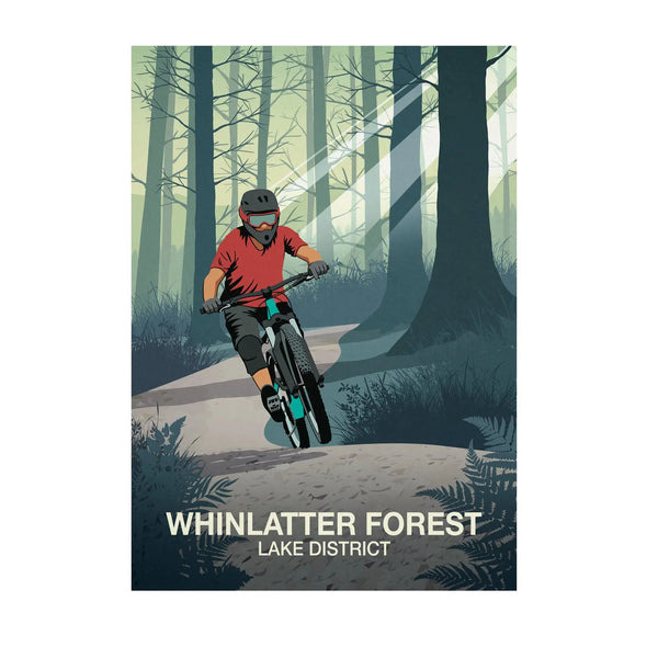Whinlatter Bike Poster | Whinlatter Forest Mountain Bike Poster