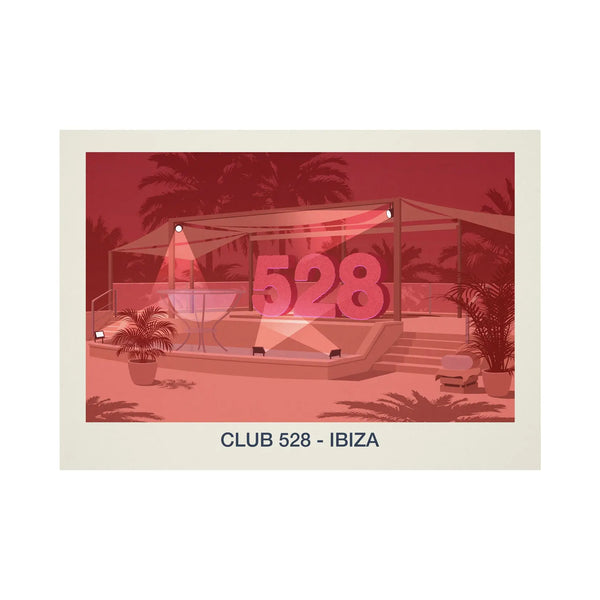 Club 528 Poster Steve Ash illustration
