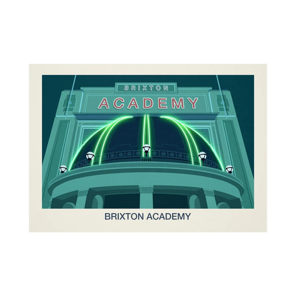 THE BRIXTON ACADEMY VENUE POSTER Steve Ash illustration