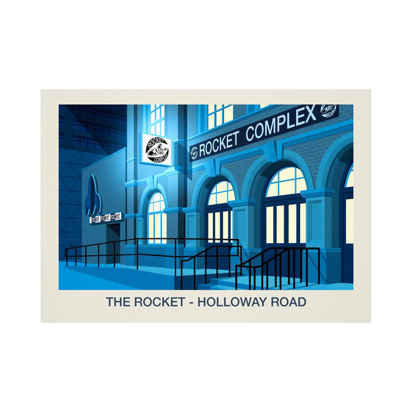 THE ROCKET NIGHTCLUB POSTER - Ski Poster & Art Prints - Shop Online | Steve Ash Illustration