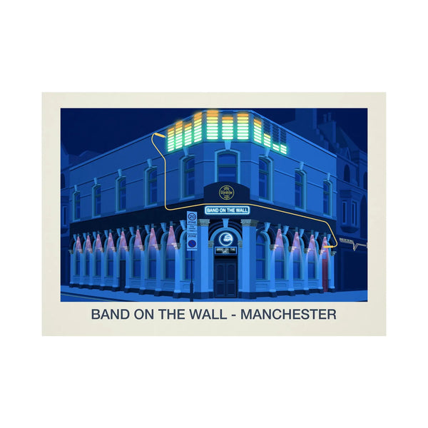BAND ON THE WALL VENUE POSTER Steve Ash illustration